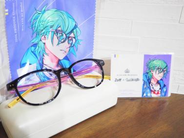 未使用美品】うたプリ × Zoff メガネ 美風藍【クロス、カード付き
