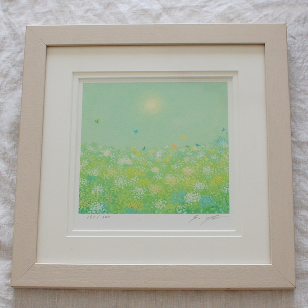zakka] 葉祥明 ジクレー版画『Heavenly Bird』/ 200部限定 【公式通販】