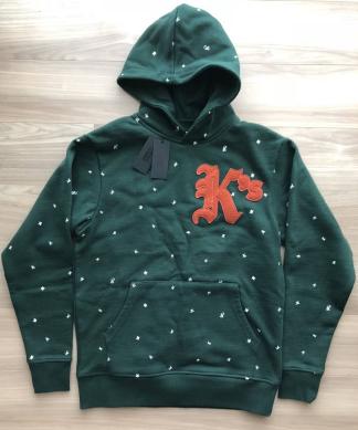 新品 KITH キス K's Logo Hoodie GREEN フーディー パーカー XSサイズ 正規品