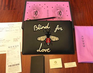 正規品保証※グッチ/GUCCI大人気※ビー 蜂 ハチ 刺繍・クラッチバッグ 