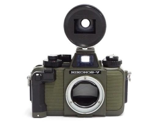 ジャンク品 NIKONOS-V フィルムカメラ オリーブグリーン ニコン
