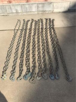 足場 型枠 チェーン 3m 10本 セット 足場吊りチェーン カリーナ⁄仮設
