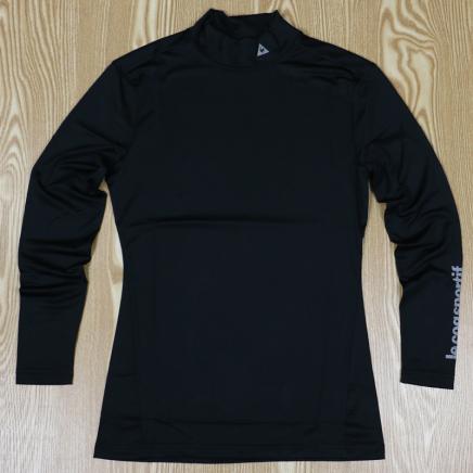 新品Lecoqsportif　ルコック メンズ　ゴルフ　 長袖インナーウエア ブラック M■203