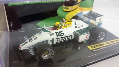 PMA MINICHAMPS 1/43 SENNA セナコレ Saudia Williams Ford FW 08 C 1983 No_16（未展示品
