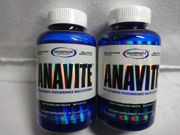 即決 ギャスパリ ニュートリション アナバイト (アスリート用マルチビタミン＆ミネラル) GASPARI NUTRITION ANAVITE x 2個