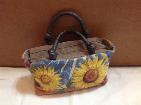 美品 BELL BRANCHEE ベルブランシェ ゴブラン織り×レザー バッグ 自由が丘