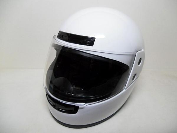 フルフェイスヘルメット ホワイト 白 ☆大型バイクOK！ UVカット