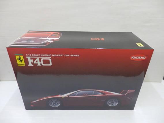 08602A 京商 フェラーリ F40 レッド クリアケース付 1/12 KYOSHO
