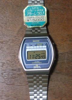RICOH RIQUARTZ アラームクロノ デジタル リクォーツ リコー メテオ 