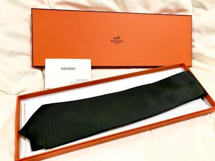 エルメス HERMES ねくたい ネクタイ 正規品 中古 美品