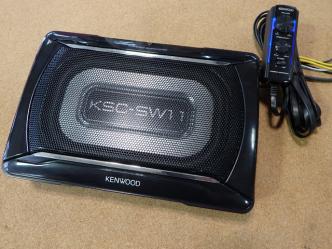 KENWOOD 動作品◇KENWOOD/コンパクトサブウーファー◇KSC-SW11 アンプ 