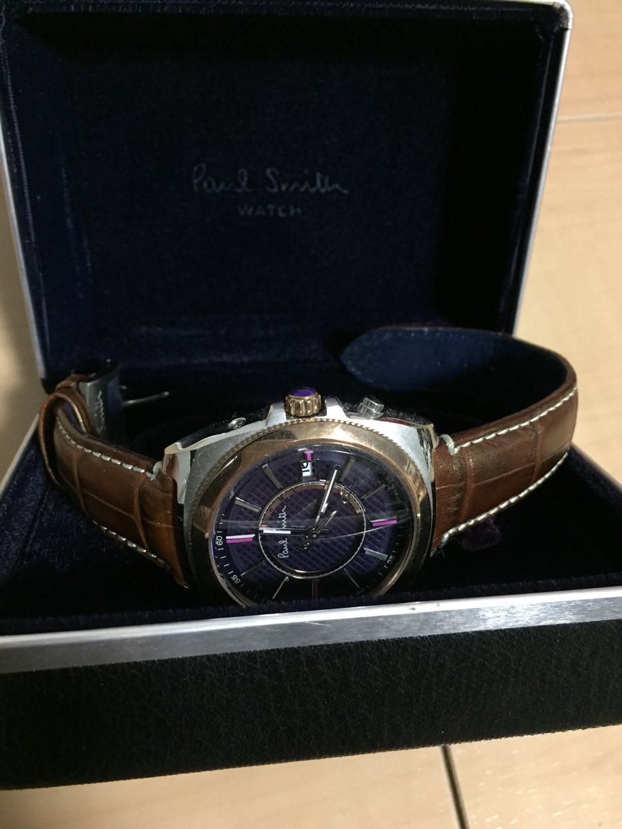 ポールスミスpaulsmith電波ソーラー時計レザーベルト 【公式通販】