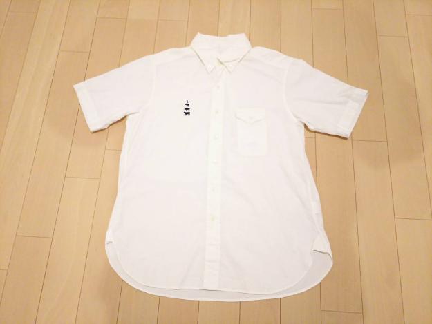 マウンテンリサーチ 動物刺繍 B.D 半袖 シャツ 白 L アニマル