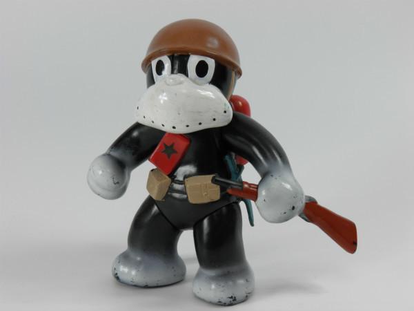 【珍品】当時物　マルザン　のらくろ ブル連隊長 ソフビ　1969年　田川水泡 珍品】当時物マルザンのらくろ ブル連隊長 ソフビ1969年田川水泡