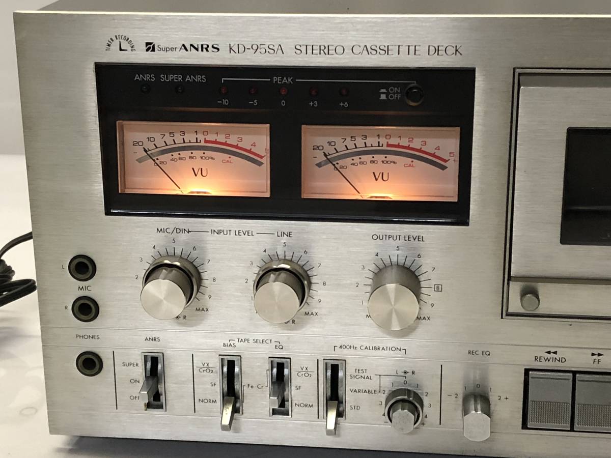 VICTOR KD-95SA カセットデッキ ジャンク品 KD-95SA ビクター カセットデッキ L76230 カセットデッキの通販はau ジャンク