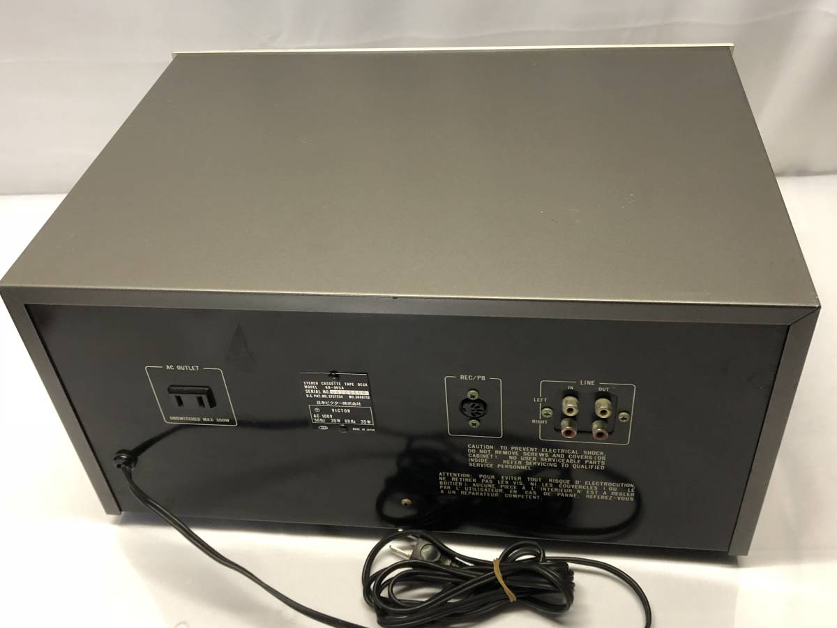 希少 ジャンク扱い カセットデッキ]Victor KD-95SA ,文に記載して