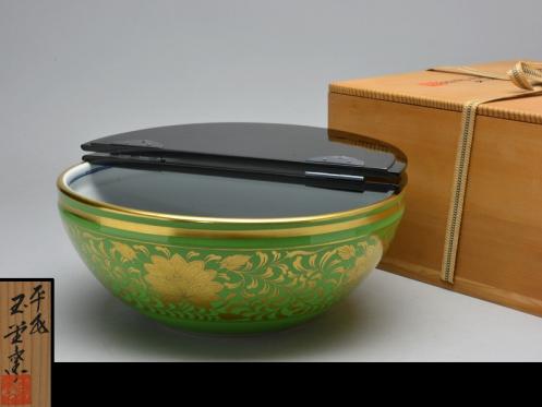 平安水指共箱/お茶道具 Yahoo!オークション (茶道具) の落札相場・落札価格 水指 「玉堂窯」水