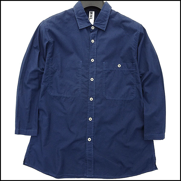 【セール，正規品】 15SS マーガレットハウエル 七分袖リネン混コットンシャツS紺 I43527 MHL. 春夏 日本製 綿麻(男性用)｜売買されたオークション情報、yahooの商品情報をアーカイブ公開 - オークファン 男性用