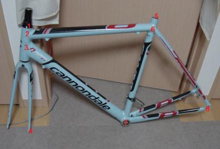 Cannondale CAAD8 フレーム 手渡し限定