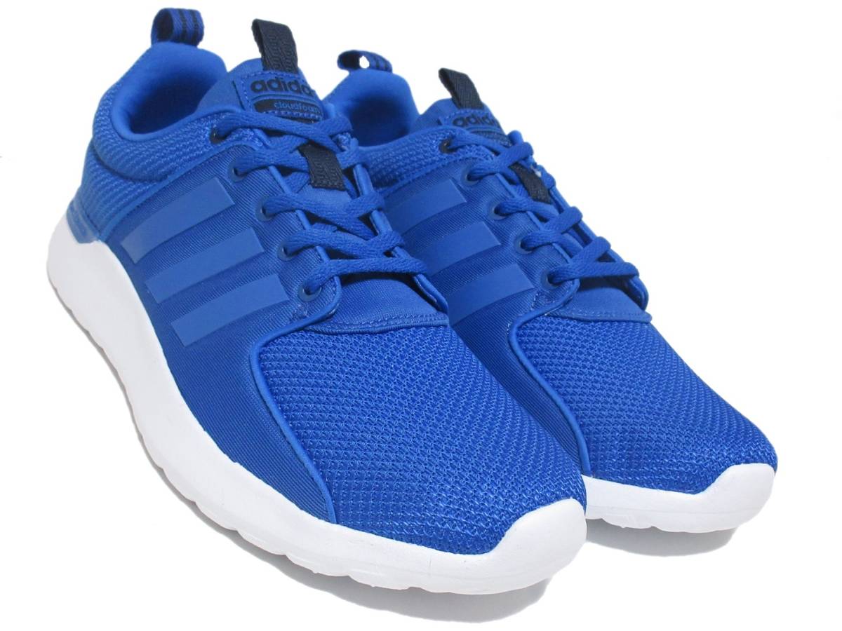 ☆adidas CLOUDFOAM LITE NEORACER 青/白 27.5cm アディダス クラウド 
