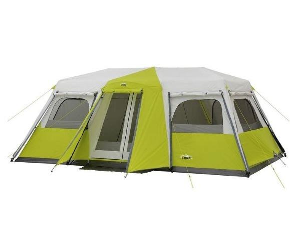 ●インスタントキャビンテント 12人用 CAMPVALLEY 耐水圧 フロア/フライ 2000mm 