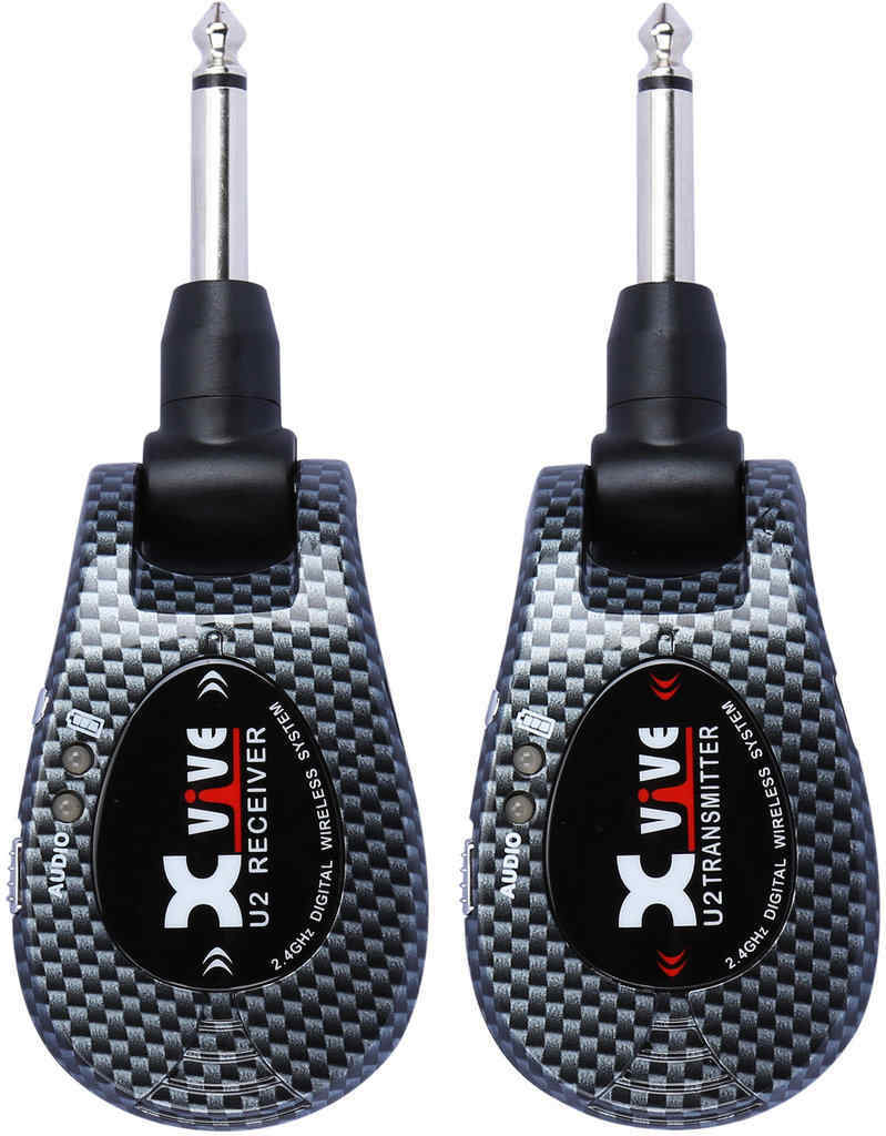 即決◆新品Xvive XV-U2/Carbon(高音質・軽量・コンパクト設計2.4GHzデジタルワイヤレスシステム 4bit/48kHz非圧縮デジタル転送【限定モデル XV-U2 Xvive 限定カラーCarbon（ワイヤレス） Guitar System XV-U2&frasl;3S
