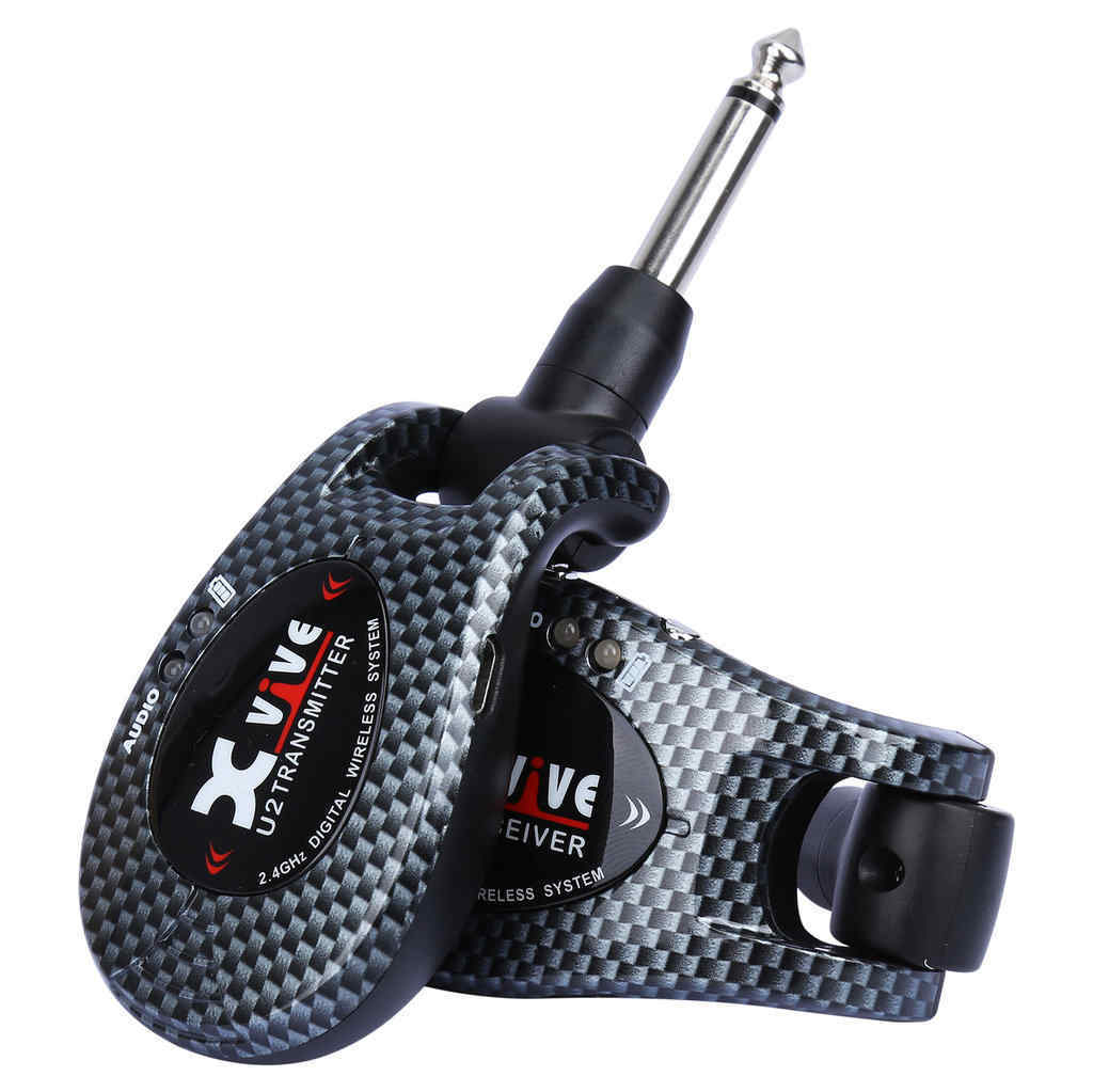 即決◆新品Xvive XV-U2/Carbon(高音質・軽量・コンパクト設計2.4GHzデジタルワイヤレスシステム 4bit/48kHz非圧縮デジタル転送【限定モデル XV-U2 Xvive 限定カラーCarbon（ワイヤレス） Guitar System XV-U2&frasl;3S