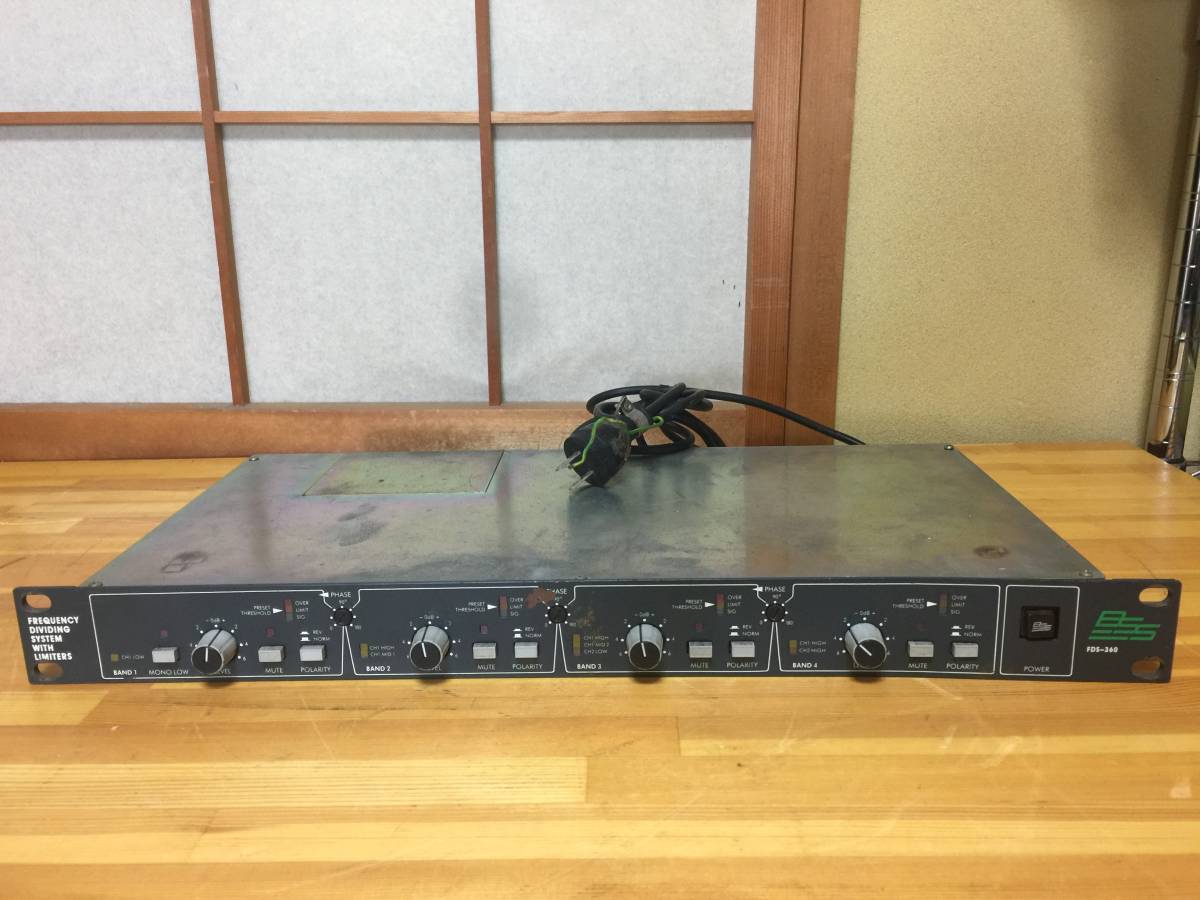BSS FDS-360 アナログクロスオーバー チャンネルデバイダー 音響 BSS FDS-360 アナログクロスオーバー チャンネルデバイダー 音響