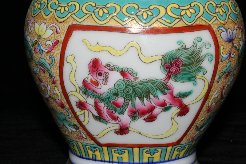 清時代 花瓶 eBay 希少 花生 唐物 中国美術 同治年製 色絵 江 唐