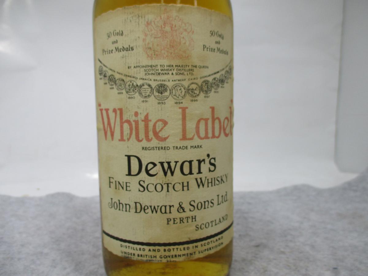 DEWAR'S WHITE LABEL デュワーズ ホワイト ラベル ウイスキー 特級 未