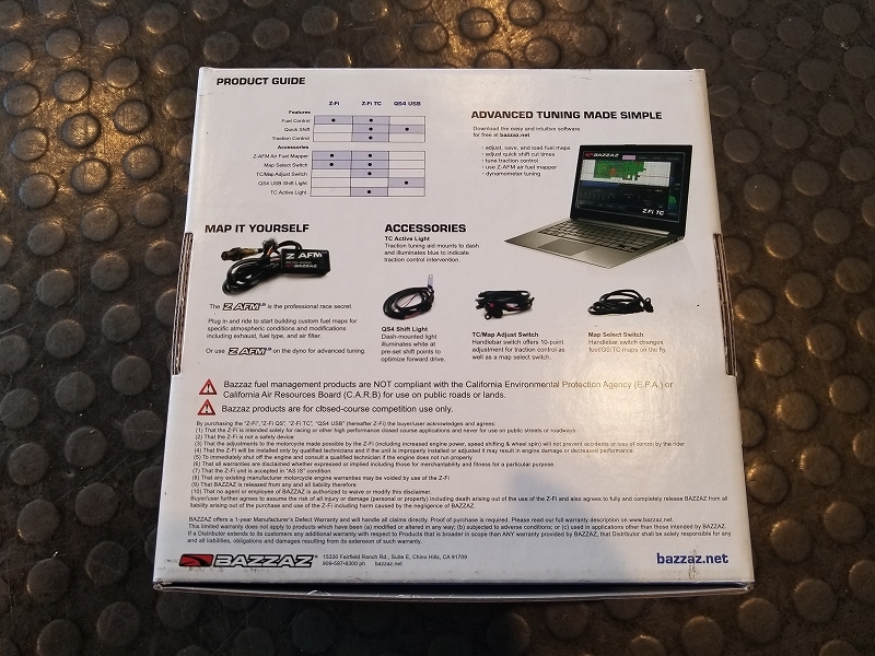 【MFD静岡清水】ZX-14R用BAZZAZ Z-Fi　カスタムに！_3