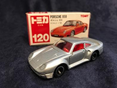 トミカNo.120 ポルシェ959 トミカ赤箱 No.120 ポルシェ959 シルバー