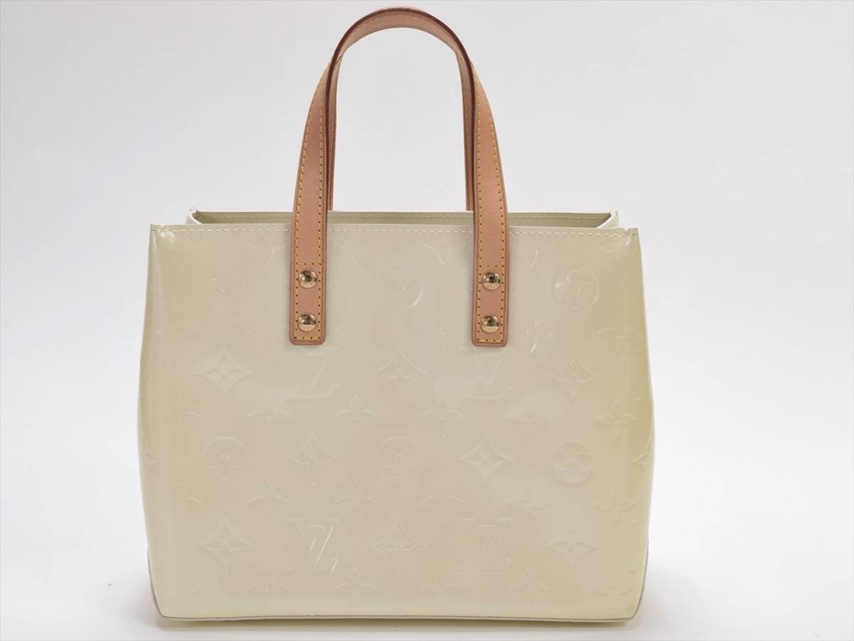 →□ LOUIS VUITTON ハンドバッグ ヴェルニ M91336 ルイヴィトン リードPM イエローアイボリー系 TH1015 レディース