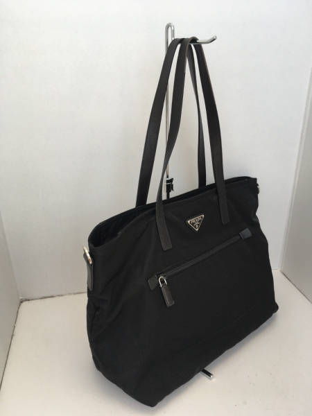 プラダ PRADA バッグ ショルダーバッグ ナイロン×レザー 黒 BR4842