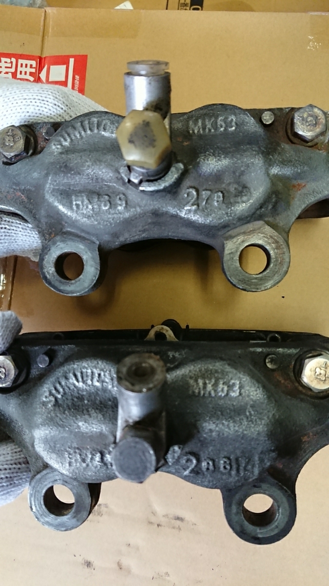 当時物 純正 日産 MK63 ブレーキキャリパー 4ポット ハコスカ ケンメリ