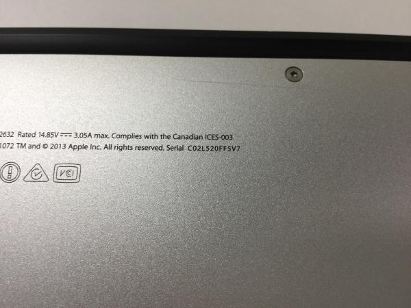 ジャンク!APPLE MacBookAir (A1466)○オンボード 【公式通販】