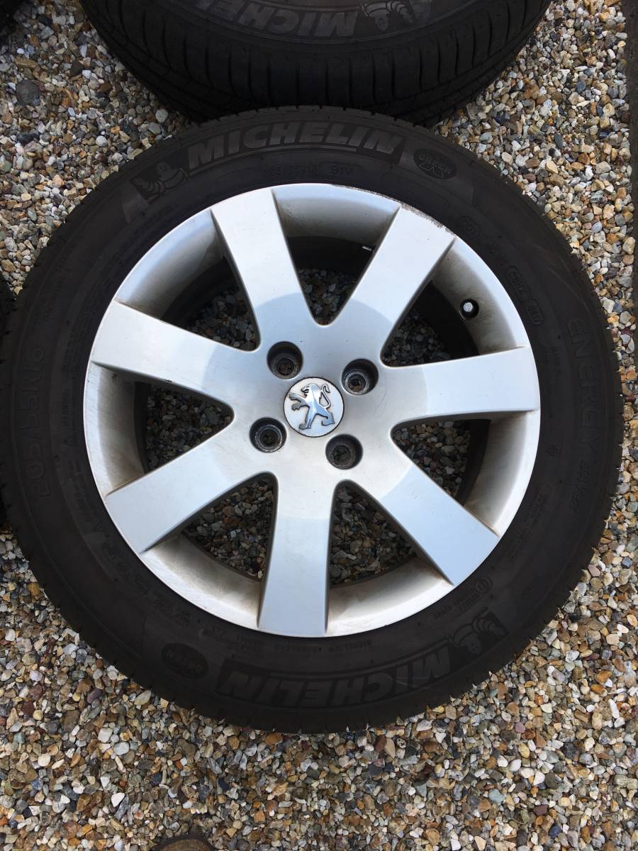 【1円～】205/55R16 ミシュラン エナジーセイバー タイヤホイールセット☆タイヤ1年未満状態良!!_2