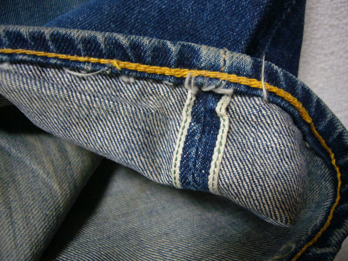 エヴィス2001 日本製 W36L35 EVISU 2000 ビンテージ 復刻 レプリカ 