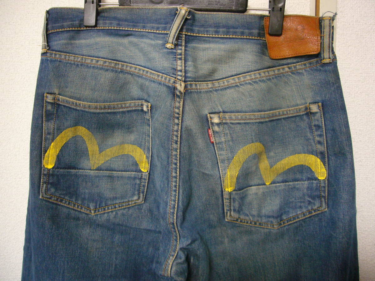 エヴィス2001 日本製 W36L35 EVISU 2000 ビンテージ 復刻 レプリカ 