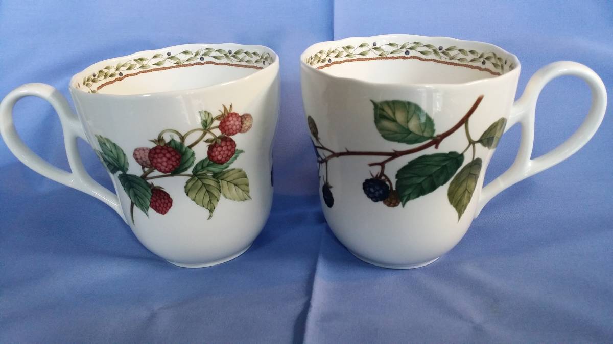 未使用品☆ノリタケ Noritake☆ロイヤルオーチャード☆ペアマグカップ