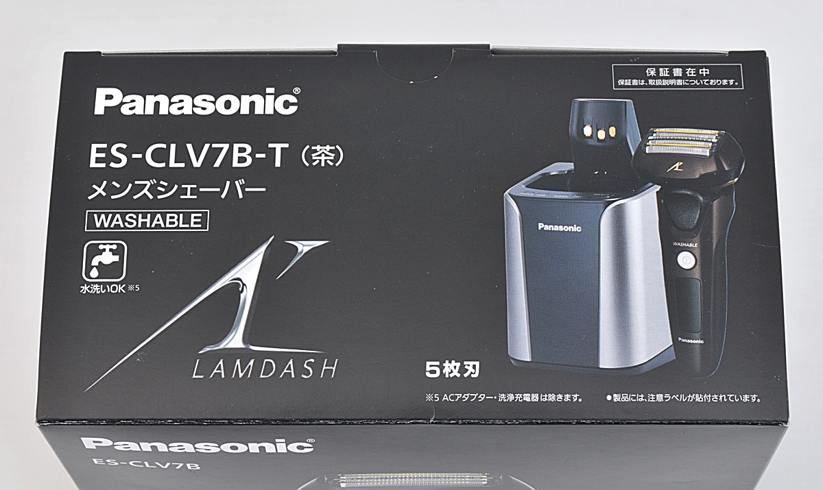 Panasonic ラムダッシュ ES-CLV7B ＜美品＞ 非常に良い)パナソニック
