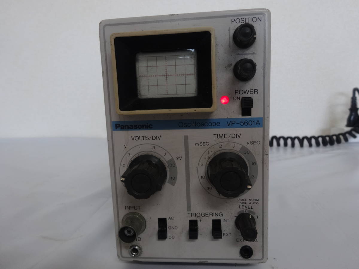  120 Panasonic/パナソニックVP VP-5601A 超小型オシロスコープ 通電確認済(その他)｜売買されたオークション情報、yahooの商品情報をアーカイブ公開 - オークファン その他