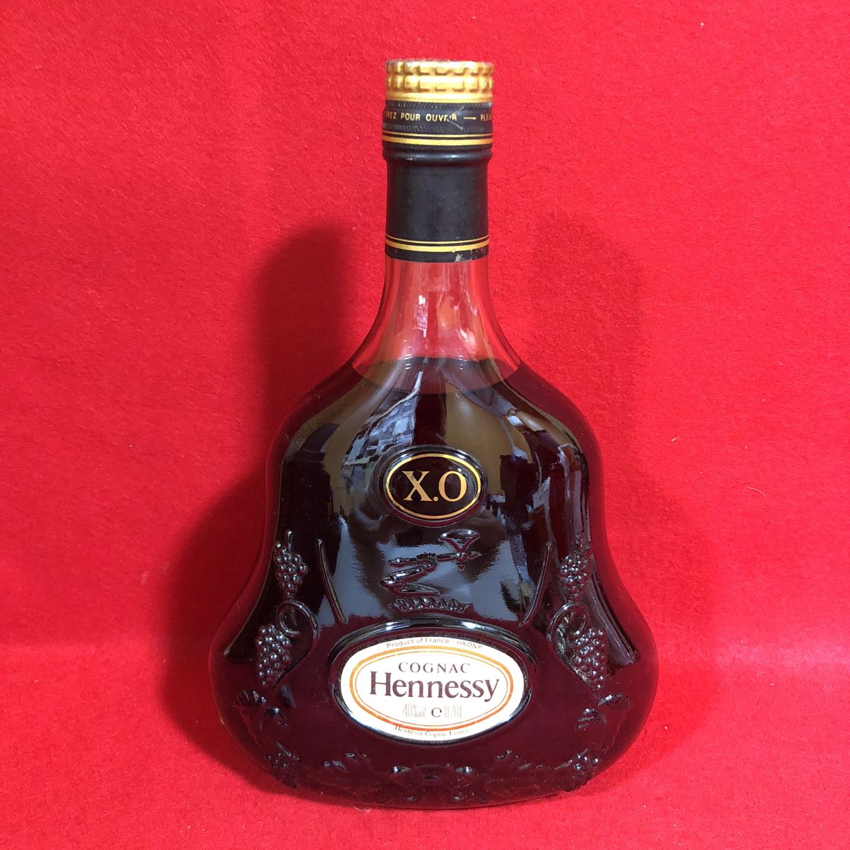 【古酒】Hennessy ヘネシー XO グリーンボトル 金キャップ 40% 700ml