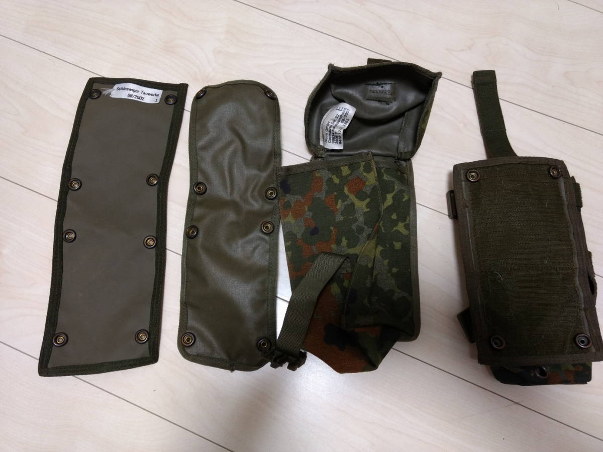 ドイツ連邦軍 KSKベスト用ポーチセット 実物中古品 KSKベスト ドイツ軍放