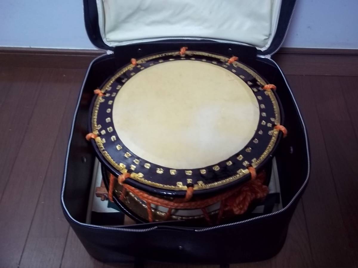 和太鼓 締め太鼓 バチ付台付 祭り太鼓 /ケース付 打楽器 締太鼓 太鼓