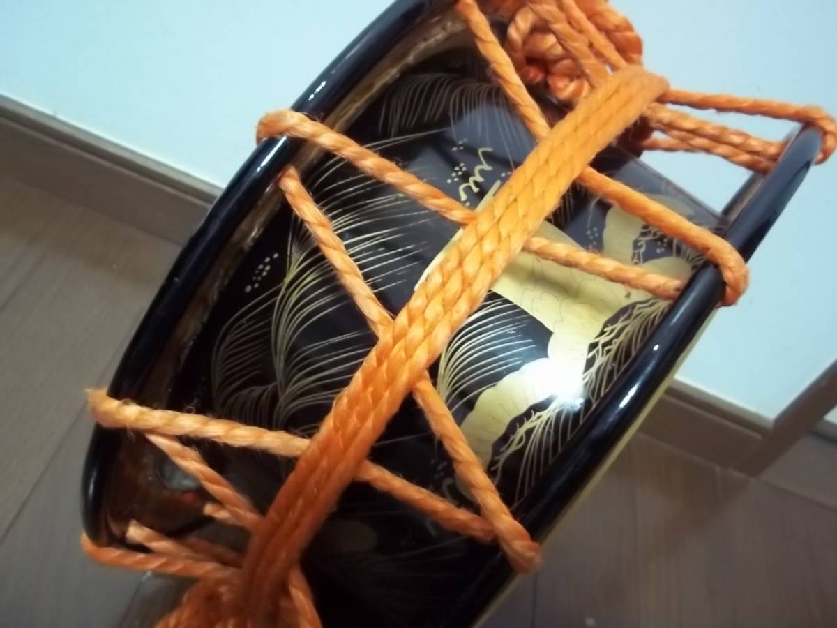 和太鼓 締め太鼓 バチ付台付 祭り太鼓 /ケース付 打楽器 締太鼓 太鼓