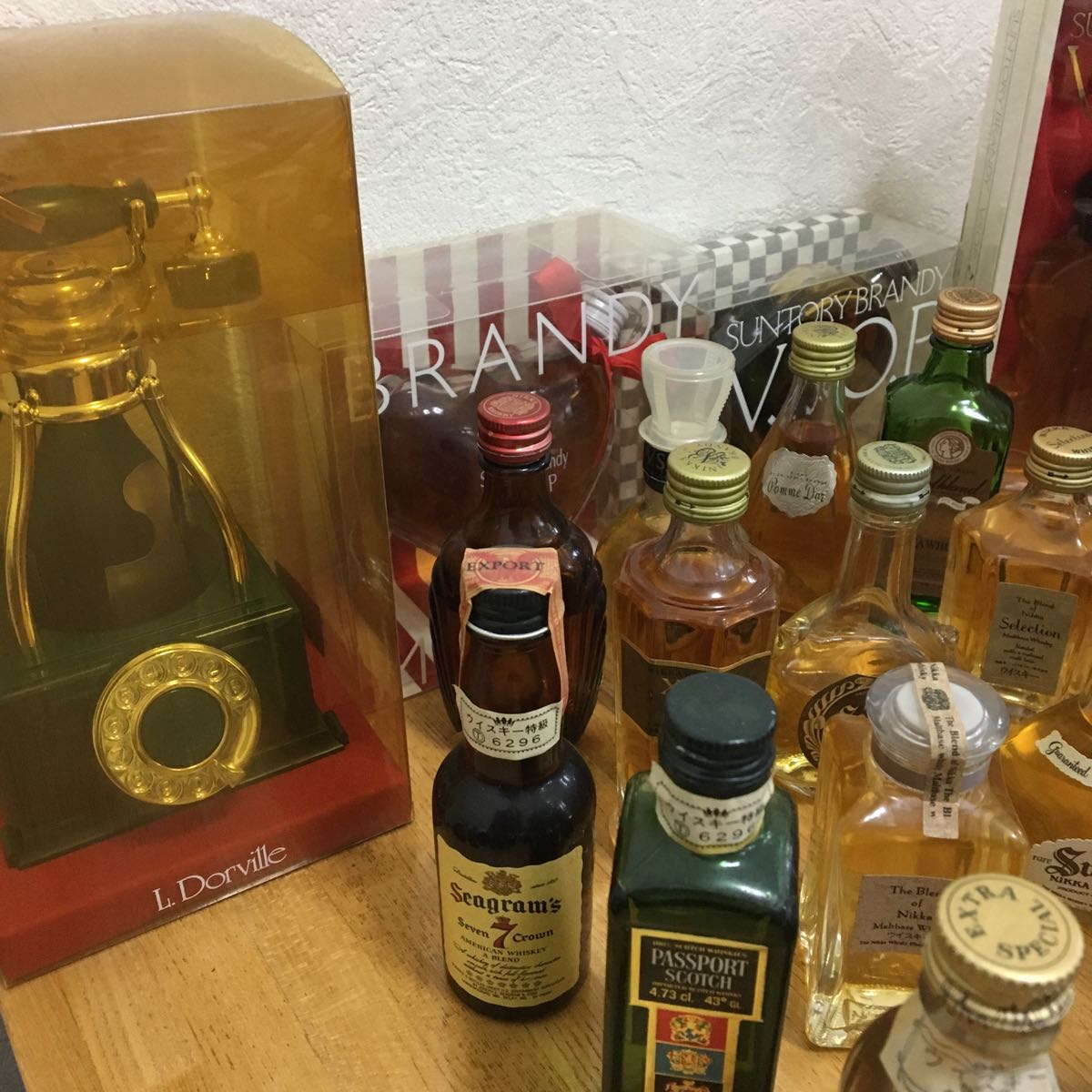 ブランデー ウイスキー ミニボトル - 5本セット メルカリ 古酒 ミニ
