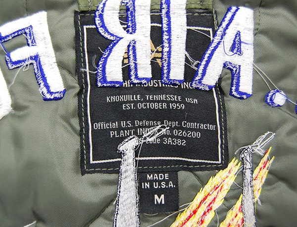希少！美品 アメリカ製 アルファ ALPHA ”嘉手納基地/KADENA” F-15 
