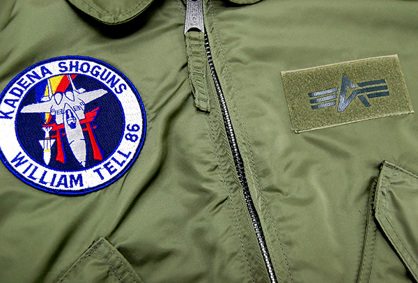 希少！美品 アメリカ製 アルファ ALPHA ”嘉手納基地/KADENA” F-15 