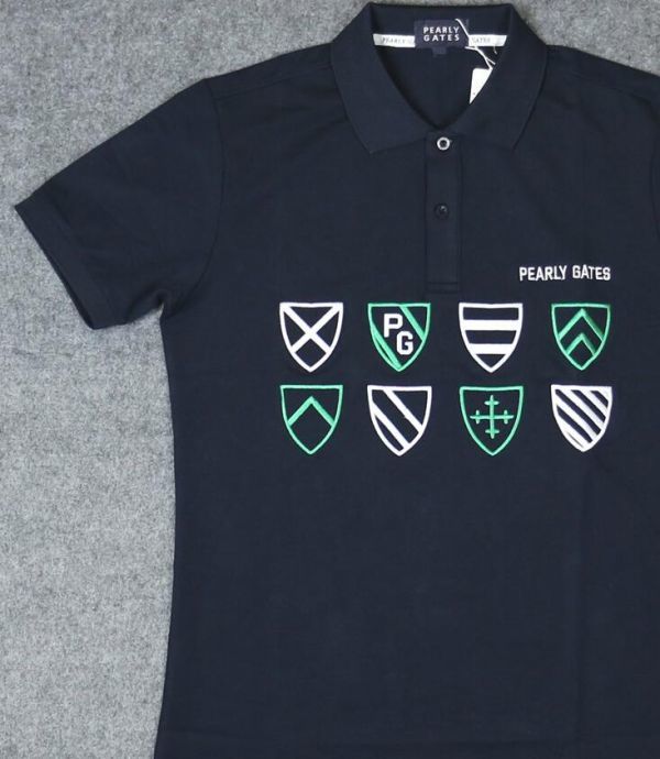 ゴルフ　PEARLY GATES　 パーリーゲイツ　　　 メンズ　　　半袖シャツ　　　　 5 サイズ　　ネイビー_3